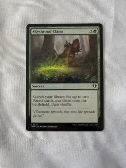 Skyshroud Claim 0321 - Regular - NM - Commander Masters MTG - Image 1