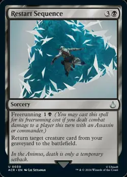 1x Restart Sequence MTG Assassin's Creed NM Magic Regular - Image 1