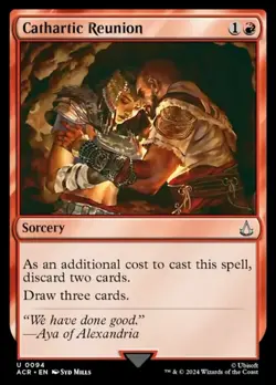 1x Cathartic Reunion - Foil MTG Assassin's Creed NM Magic Foil - Image 1