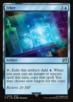 Light Play, English MTG Foil Ether - Foil Final Fantasy (MTG) Magic the Gatherin - Image 1