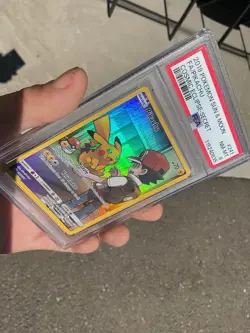 2019 Pikachu Full Art Pokemon Card #241 Cosmic Eclipse - Image 4