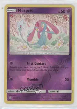 Mesprit Reverse Foil Pokemon Sun & Moon Unified Minds #84 - Image 1