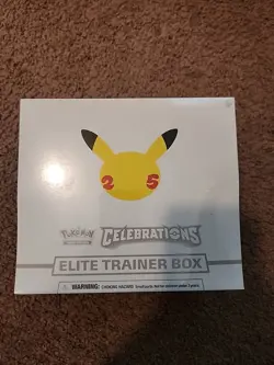 🔥SEALED🔥Pokemon Celebrations ETB Elite Trainer Box 25th Anniversary Booster #1 820650809439 - Image 1