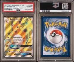 PSA 10 Pokemon Raichu GX BSP SM 90 Shining Legends Special Collection 2017 - Image 5