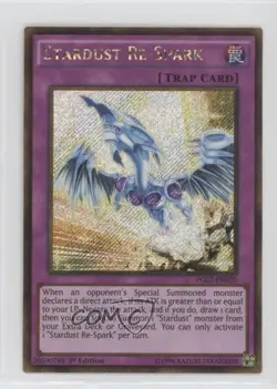 Stardust Re-Spark 1st Ed. YuGiOh Premium Gold: Return of the Gold #PGL2-EN020 - Image 1