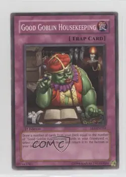 Good Goblin Housekeeping 1st Ed. YuGiOh Flaming Eternity #FET-EN054 2005 - Image 1