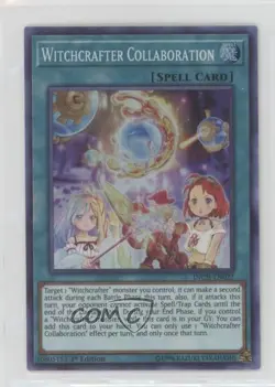 Witchcrafter Collaboration 1st Ed. YuGiOh The Infinity Chasers #INCH-EN022 - Image 1