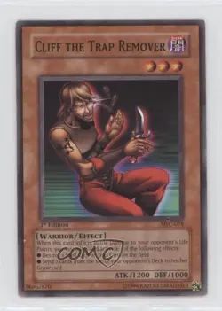 Cliff The Trap Remover 1st Ed. YuGiOh Magician's Force #MFC-078 2003 - Image 1