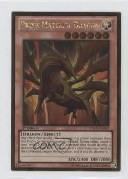 Prime Material Dragon Unlimited YuGiOh Premium Gold #PGLD-EN065 - Image 1