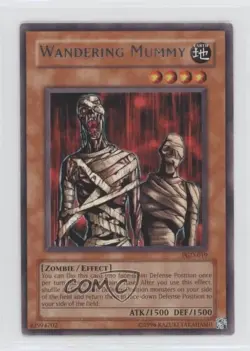 Wandering Mummy 1st Ed. YuGiOh Pharaonic Guardian #PGD-019 2003 - Image 1
