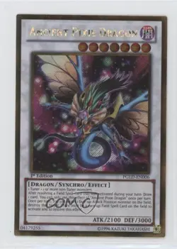 Ancient Pixie Dragon Unlimited YuGiOh Premium Gold #PGLD-EN006 - Image 1