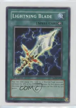 Lightning Blade 1st Ed. YuGiOh Warrior's Triumph Structure Deck #SD5-EN022 2005 - Image 1