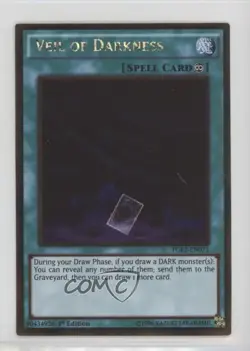 Veil of Darkness 1st Ed. YuGiOh Premium Gold: Return the Bling #PGL2-EN071 - Image 1