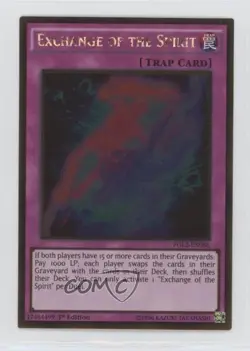Exchange of the Spirit 1st Ed. YuGiOh Premium Gold: Return Gold #PGL2-EN066 - Image 1