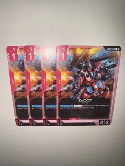 GD01-061 ZuOOT X4 Playset Gundam Card Game TCG CCG English - Image 5