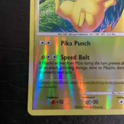 Pikachu Lv. 20 70/100 Stormfront Reverse Holo Pokemon Trading Card LP - Image 5