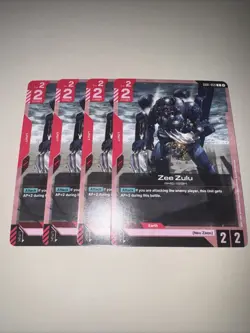 GD01-059 Zee Zulu X4 Playset Gundam Card Game TCG CCG English - Image 4