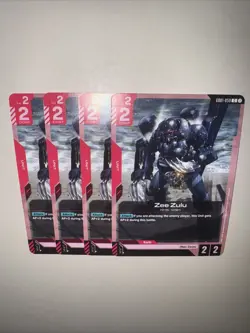 GD01-059 Zee Zulu X4 Playset Gundam Card Game TCG CCG English - Image 5