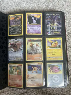 Pokemon Card Lot UMBREON AND ESPEON DAMAGED Binder Not Included - Image 1