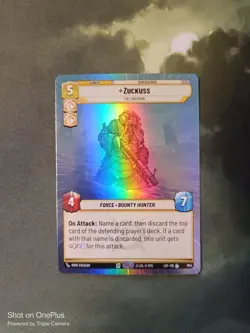 Star Wars Unlimited LotF Hyperspace Foil Legendary Card LOF944 Zuckuss - Image 1