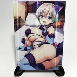 Uzaki-chan Wants to Hang Out! Sexy Anime Waifu Cat Girl Goddess Story Art Card - Image 2