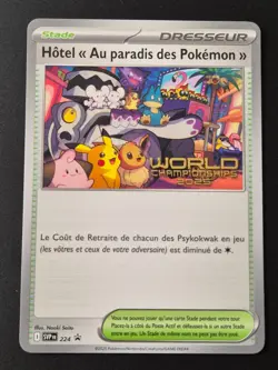 Pokemon Card FRENCH Paradise Resort SVP 224 FR Worlds Anaheim Promo NM 2025 - Image 1