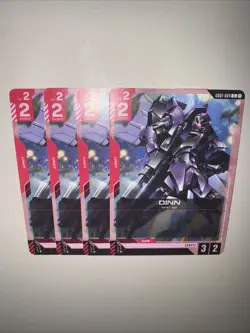 GD01-064 DINN X4 Playset Gundam Card Game TCG CCG English - Image 5
