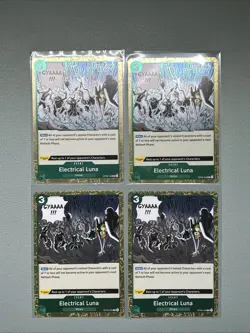 4X Electrical Luna OP08-036 - Two Legends - One Piece Card Game OP TCG ENG NM - Image 1