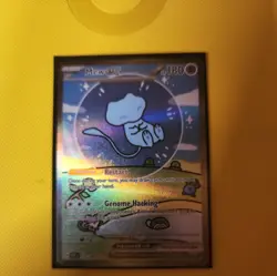 Pokemon Mew EX TCG Bubble Mew Card #232/091 Mint paldean fates illustration rare - Image 1