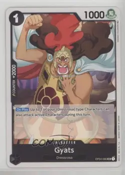 2023 One Piece Card Game: Kingdoms of Intrigue OP04 Gyats #OP04-080 - Image 1
