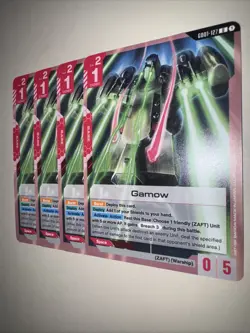GD01-127 Gamow X4 Playset Gundam Card Game TCG CCG English - Image 3