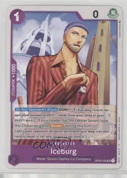 2023 One Piece Card Game: Kingdoms of Intrigue OP04 Iceburg #OP04-059 - Image 1