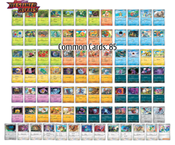 Pokemon Destined Rivals Complete Common, Uncommon & Rare 165 Card Set - Image 2