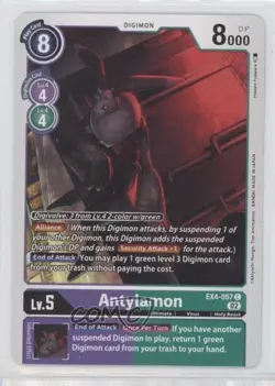 2023 Digimon Card Game - Alternative Being Antylamon #EX04-057 - Image 1