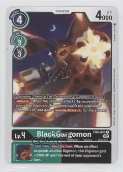 2023 Digimon Card Game - Alternative Being BlackGargomon #EX04-035 - Image 1