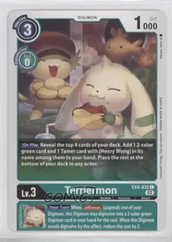 2023 Digimon Card Game - Alternative Being Terriermon #EX04-032 - Image 1