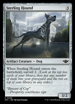 4x Sterling Hound - Foil MTG Outlaws of Thunder Junction NM Magic Foil - Image 1