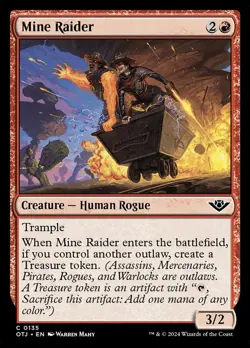 4x Mine Raider - Foil MTG Outlaws of Thunder Junction NM Magic Foil - Image 1