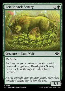 4x Bristlepack Sentry MTG Outlaws of Thunder Junction NM Magic Regular - Image 1