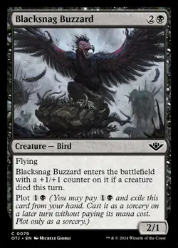 4x Blacksnag Buzzard MTG Outlaws of Thunder Junction NM Magic Regular - Image 1