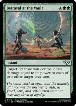 4x Betrayal at the Vault MTG Outlaws of Thunder Junction NM Magic Regular - Image 1