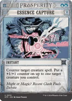 1x Essence Capture - Foil MTG Outlaws of Thunder Junction: Breaking News NM Magi - Image 1