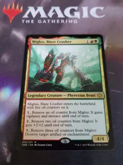 Mtg. 4x Migloz, Maze Crusher. Phyrexia: All Will Be One. Nm - Image 1