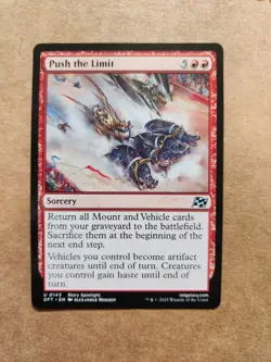 MTG Push the Limit | #143 Aetherdrift | English Magic Combine Ship 1-10 $4.88 - Image 1