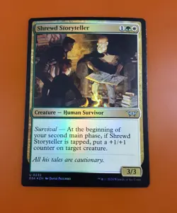 1x Shrewd Storyteller | FOIL | Duskmourn: House of Horror | MTG Magic Cards - Image 3