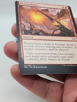 Pyrotechnics MISPRINT MISCUT Fate Reforged MTG Magic *CCGHouse* - Image 4