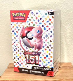 Pokemon Scarlet Violet 151 Booster Bundle 6-Pack, Factory-Sealed, MINT - Image 1