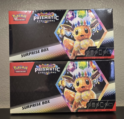 Lot of 2 - Pokemon Prismatic Evolutions Surprise Box New Factory Sealed - Image 1