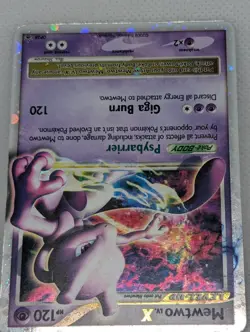 Mewtwo LV.X DP28 Diamond and Pearl Holo Ultra Rare Pokemon TCG black star MP - Image 4