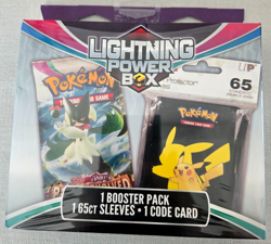 Pokemon Lightning Power Box New Factory Sealed -Exterior is bent in front/top - Image 1